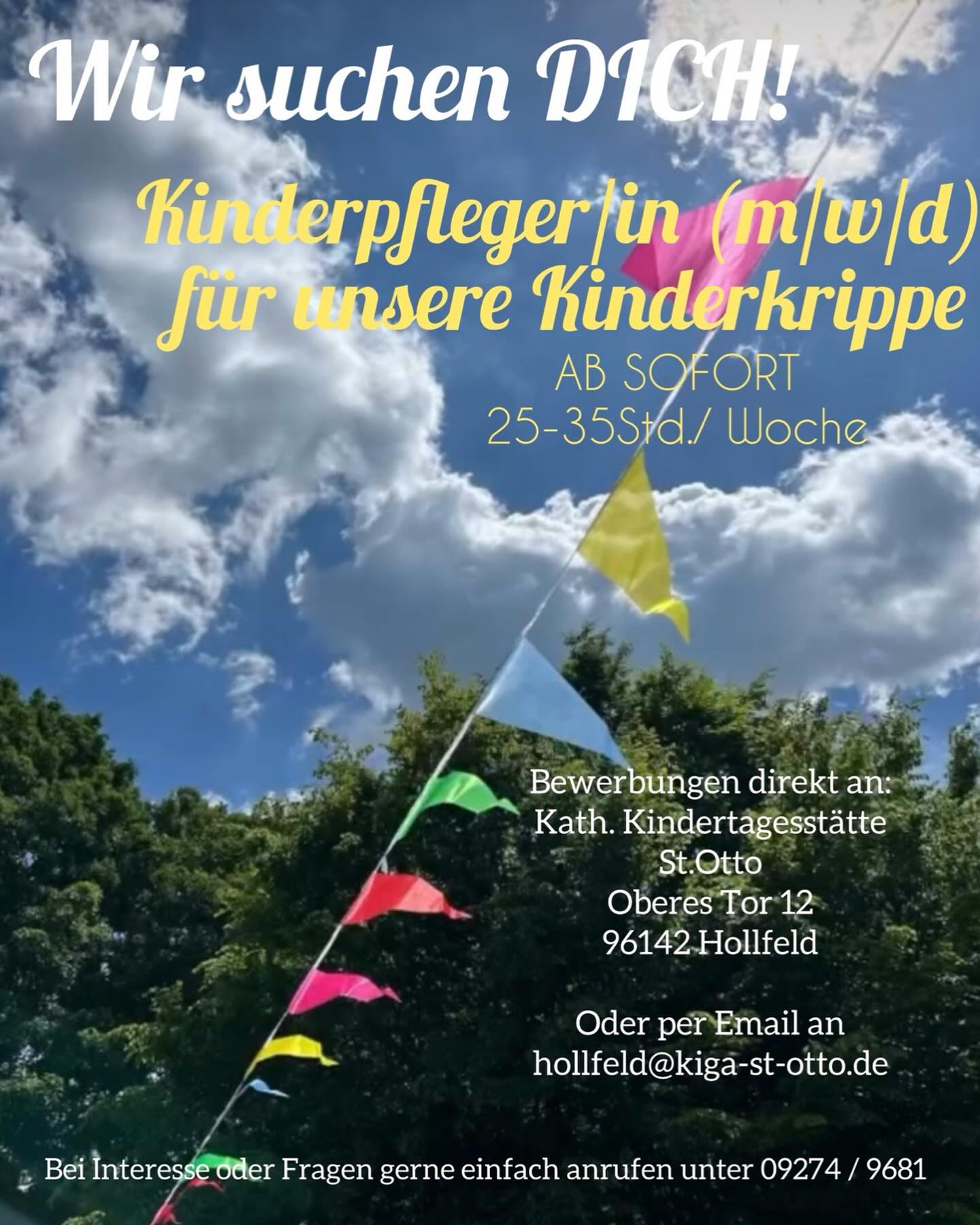 Stellenanzeige_Kinderpflegerin